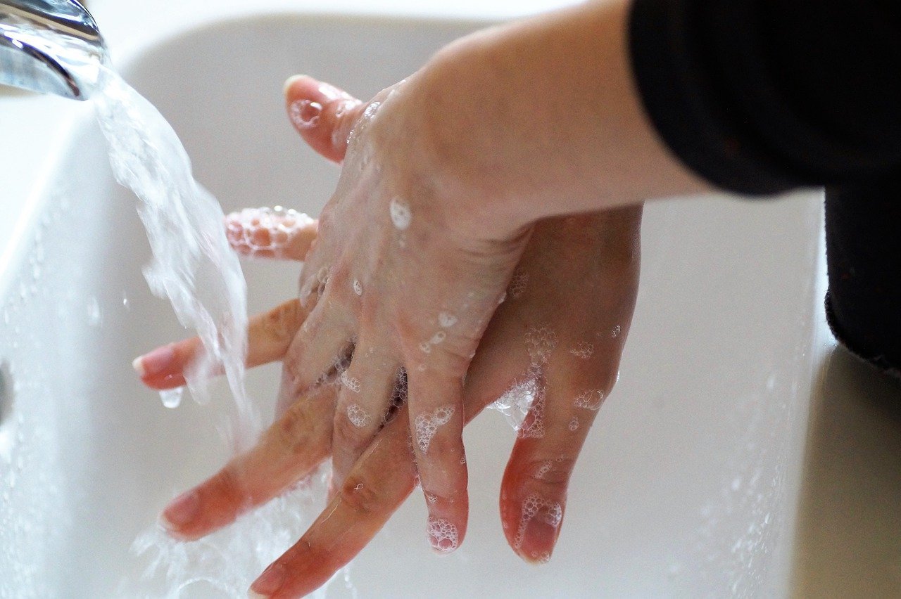Obrázek: Správné mytí rukou.